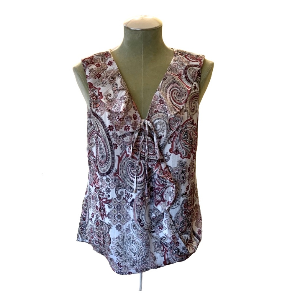 WHBM Ruffled Tank